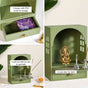 Mahima Wall Mountable Pooja Mandir Green 23x13x31cm