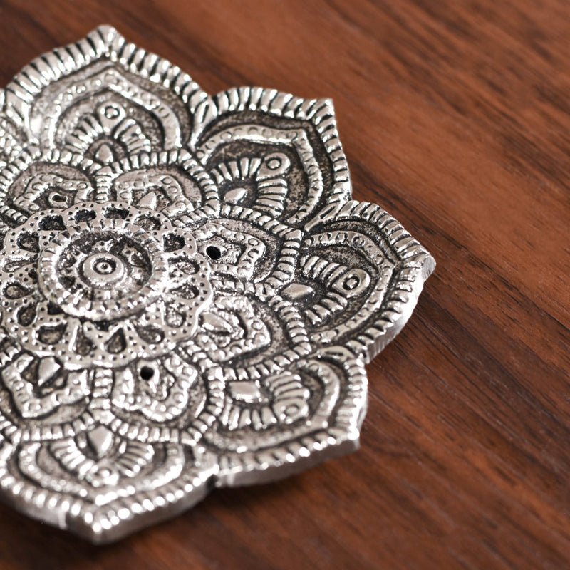 Mandala Incense Holder With Lavender Incense Sticks