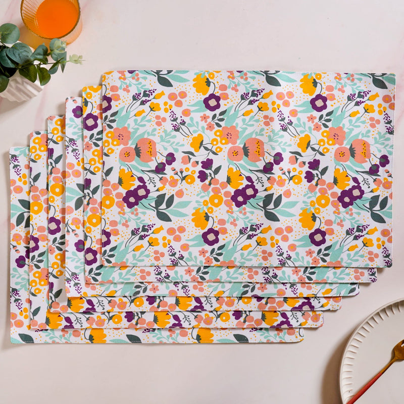 Viola Table Napkin And Mat Set Of 12