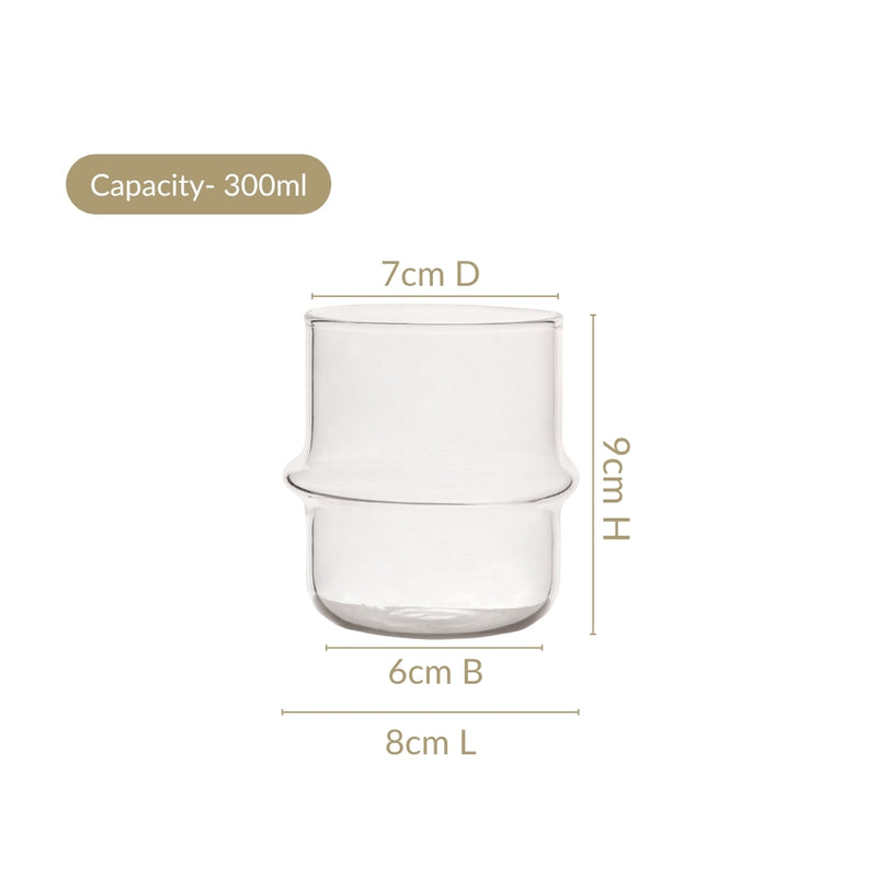 Matcha Glass Tumbler Set Of 2 300ml