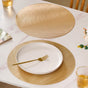 Gold Waterproof Table Mat Set Of 6