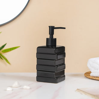 Brick Design Soap Dispenser Black 450ml