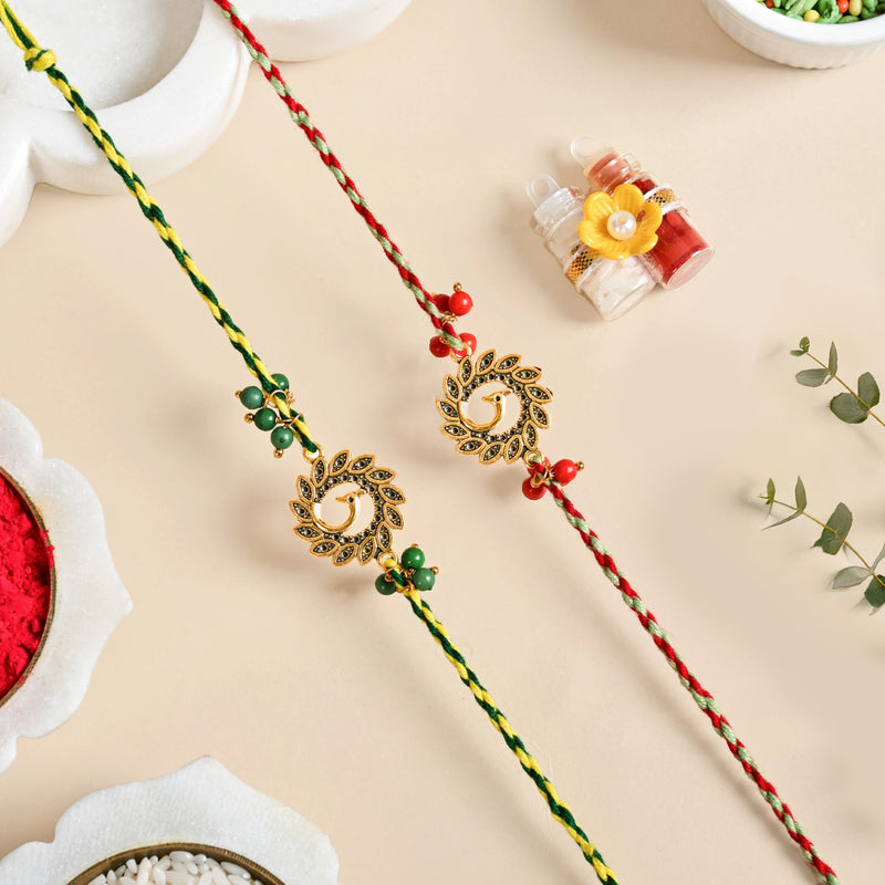 Mor Duo Rakhi Set