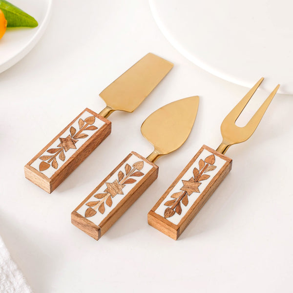 Set Of 3 Gourmet Cheese Knives