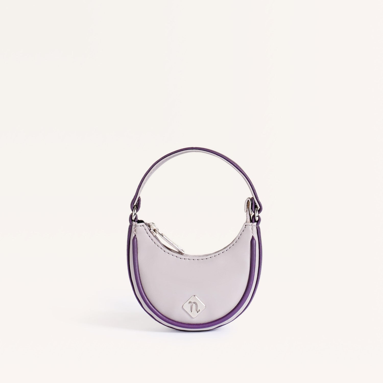 Mini Bag Half Moon Grey