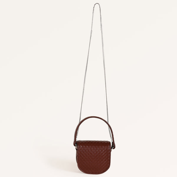 Thea Mini Saddle Bag Brown