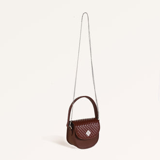 Thea Mini Saddle Bag Brown