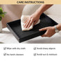 Minimalist Rectangle Organiser Tray Black
