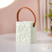 Shopping Bag Ceramic Mini Vase Mint Green