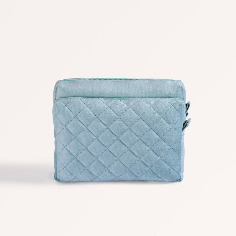 Plush Velvet Multipurpose Pouch Mint