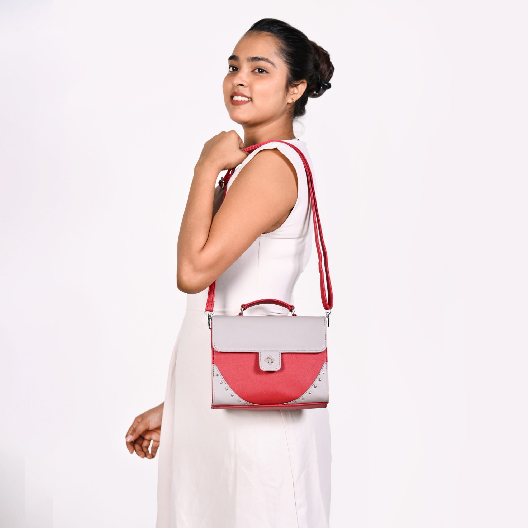 Celestia Handbag With Detachable Strap Online - Premium Handbag
