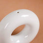 Ceramic Donut Salt And Pepper Shakers White