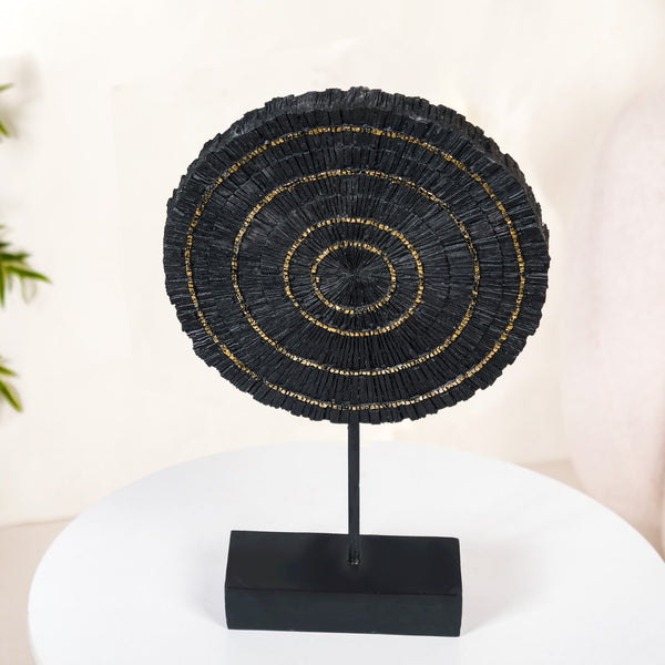 Modern Mystique Decor Showpiece Black