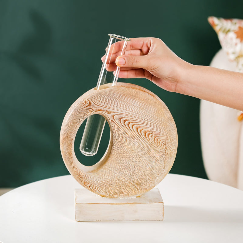 Contemporary Test Tube Showpiece Vase Decor- Modern Test Tube Vase, Showpiece Decor, Test Tube Vase Decor, Contemporary Vase Decor