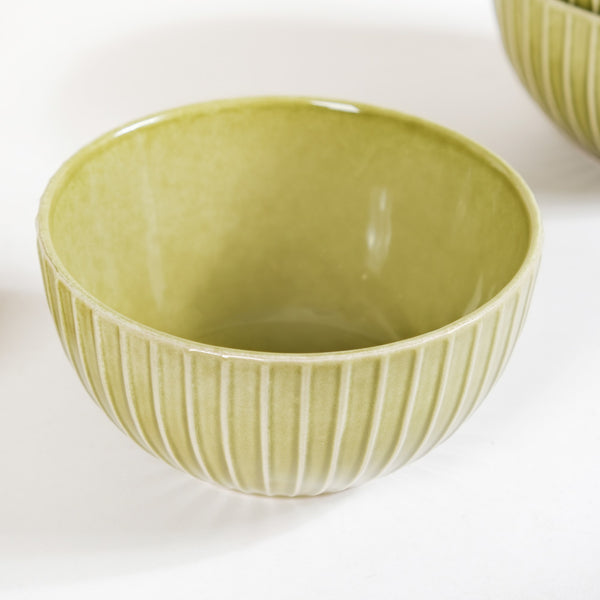 Costola Ceramic Serving Bowl Set Of 4 650ml