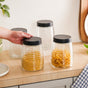 Ring Glass Kitchen Jars With Lid Set Of 4 1400ml