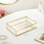 Modern Gold Bordered Decorative Tray Small