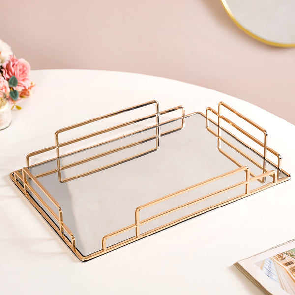 Luxury Minimalist Mirror Decorative Tray