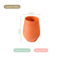 Ring Textured Terracotta Tumblers Set Of 4 400ml