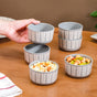 Robinia Ceramic Small Bowl Set of 6 200ml