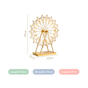 Miniature Rotating Ferris Wheel Metal Showpiece