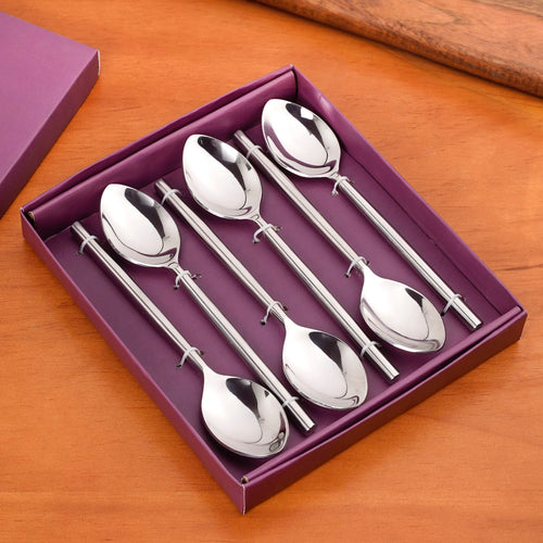 Modern Stainless Steel Table Spoon Set Of 6