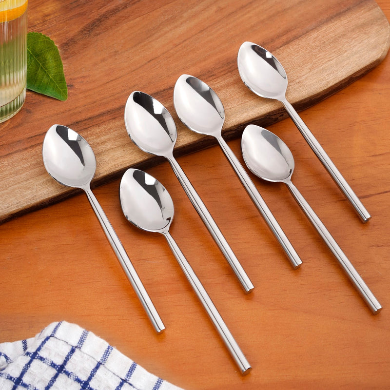 Modern Stainless Steel Table Spoon Set Of 6