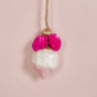 Vibrant Pink Floral Wall Hangings Set Of 15