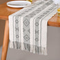 MonoLoom Fringed Cotton Runner 180x33cm