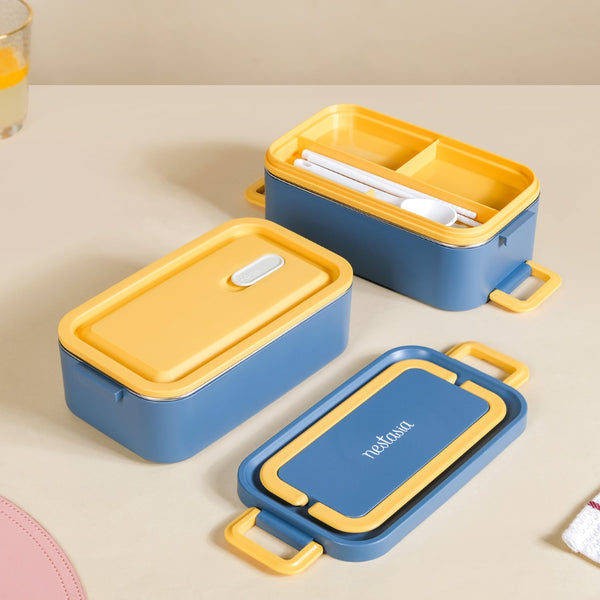 Airtight Multi Compartment Bento Lunch Box Teal 2000ml