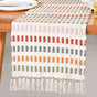 Multicoloured Cotton Runner 180x33cm