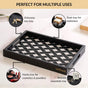 Multipurpose Decorative Tray Black Small