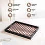 Multipurpose Decorative Tray Brown Large
