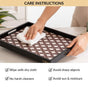Multipurpose Decorative Tray Brown Large