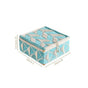 Multipurpose Handwoven Storage Basket Blue And White