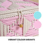 Multipurpose Handwoven Storage Basket Pink And White