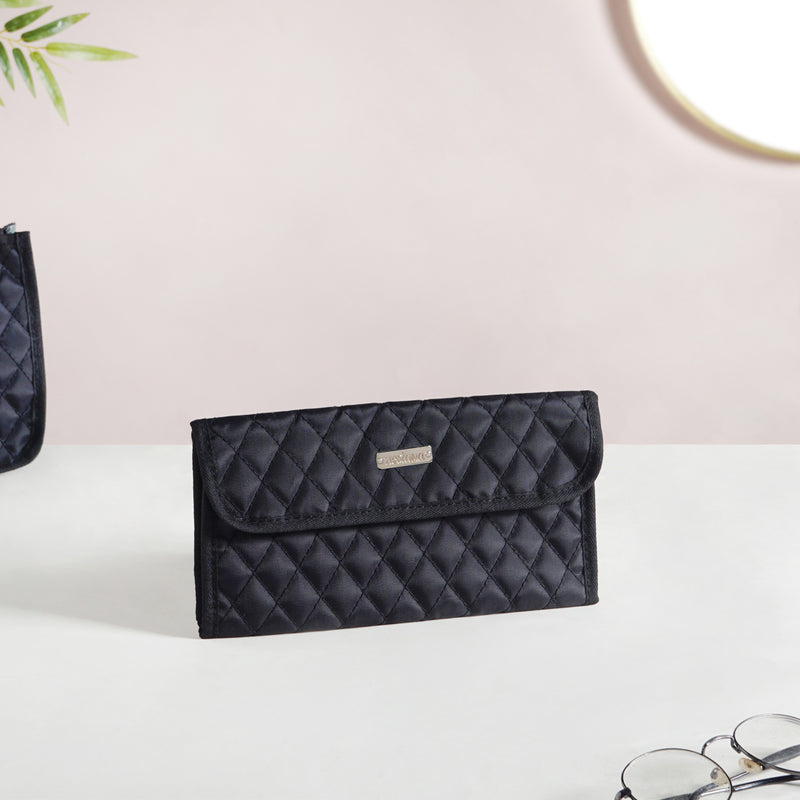 Multipurpose Travel Pouch Set Of 3 Black