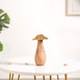 Gold Mushrooms Wooden Decor Showpieces Set Of 3