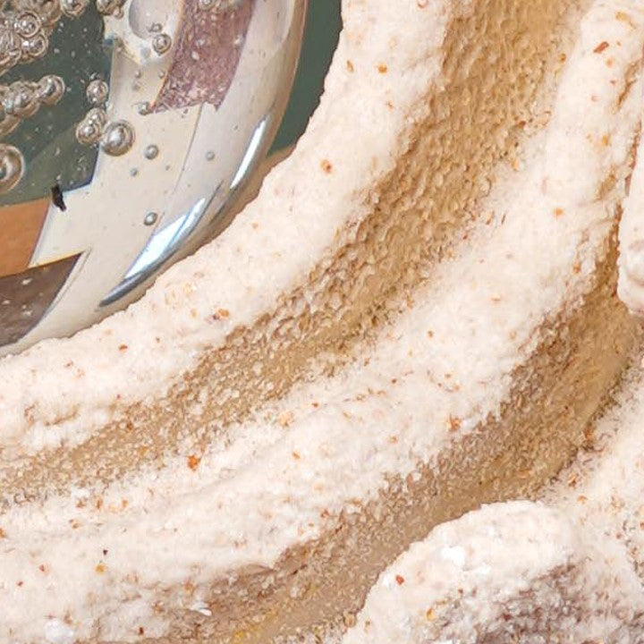 Mystical Crystal Ball Resin Sculpture