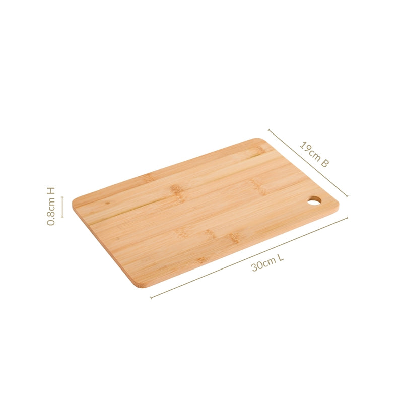 Natural Bamboo Serving Tray For Appetisers Set Of 3