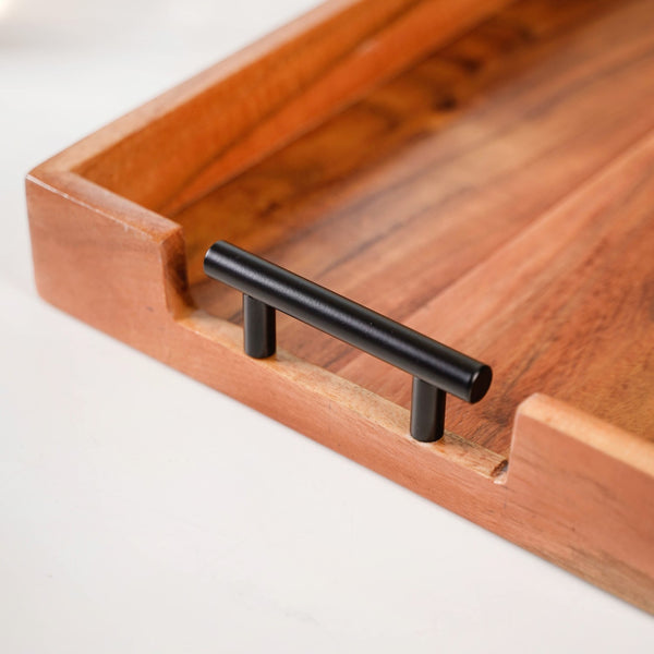 Wooden Tray With Handles