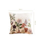Nature Bloom Cotton Slub Cushion Cover