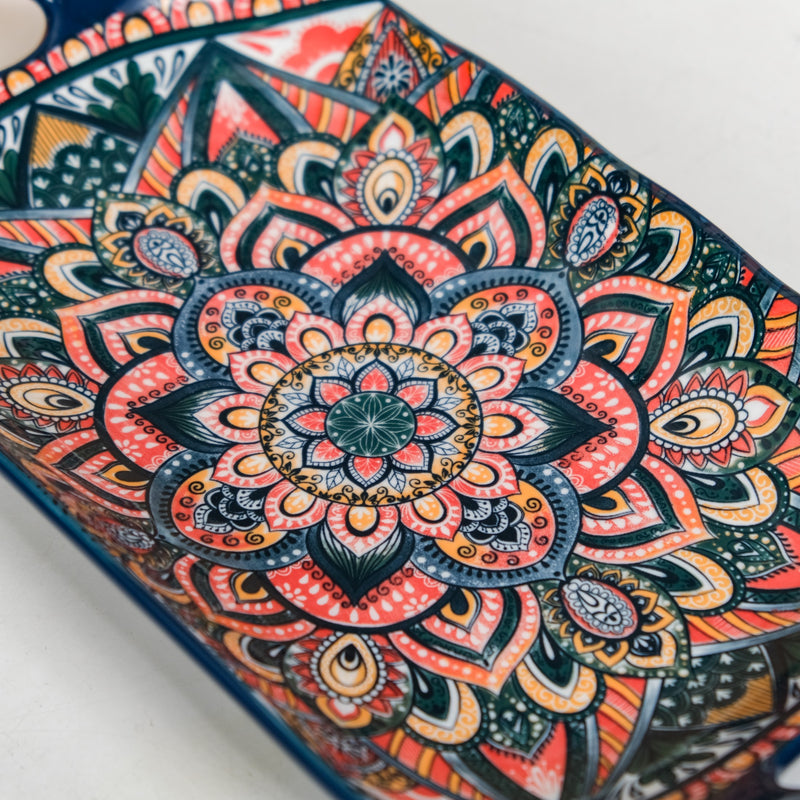 Neel Mandala Artisan Long Dish Platter