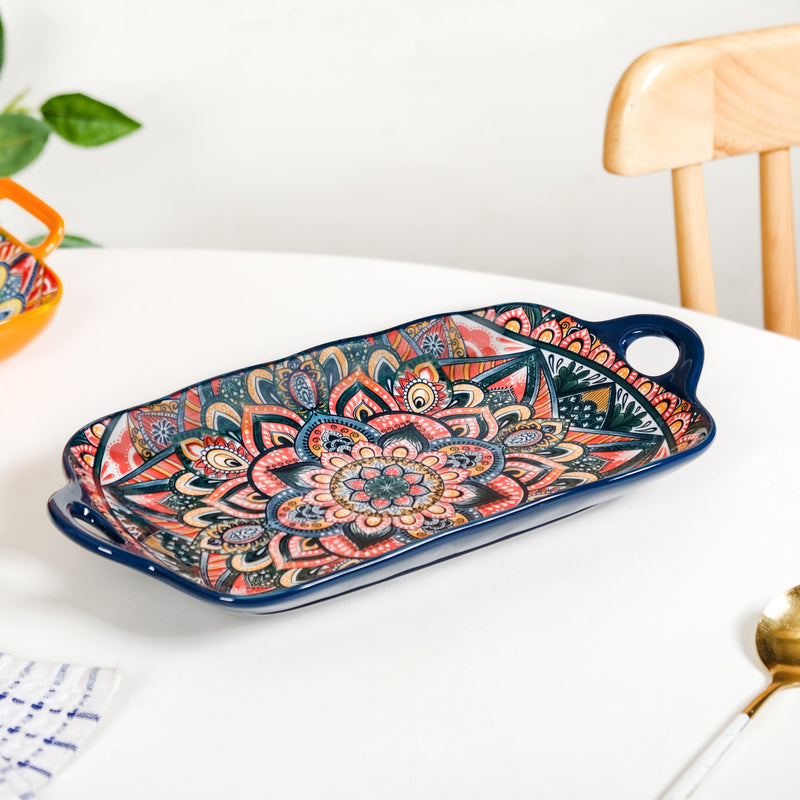 Neel Mandala Artisan Long Dish Platter