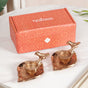 NestGlow Rose Gold Aluminium Tealight Candle Holder Set Of 2