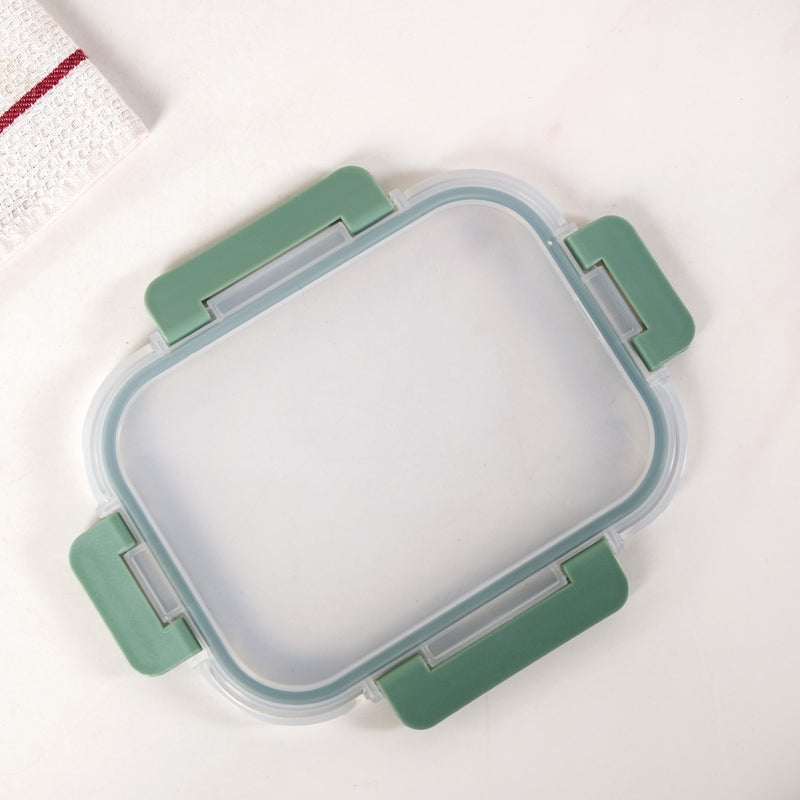 Nestro Leakproof Rectangular Food Storage Box Set Of 3 Green