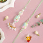 Iridescent Bhai Bhabi Rakhi And Lumba Gift Set