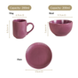 Nordic Ripple Ceramic Mug Bowl And Plate Set Of 6