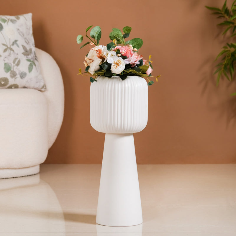 Nordic Decorative Floor Vase White