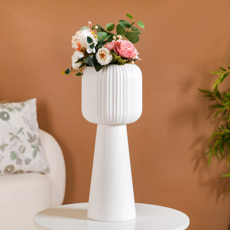 Nordic Decorative Floor Vase White